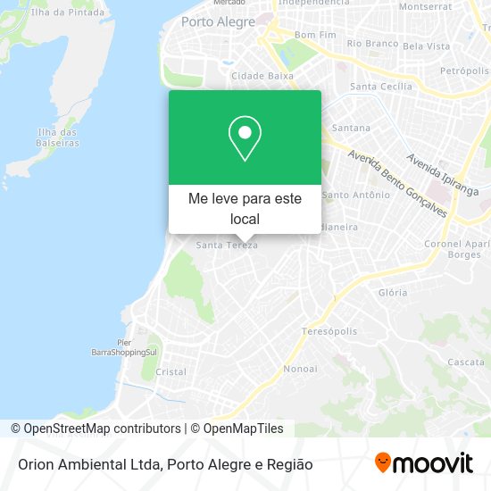 Orion Ambiental Ltda mapa