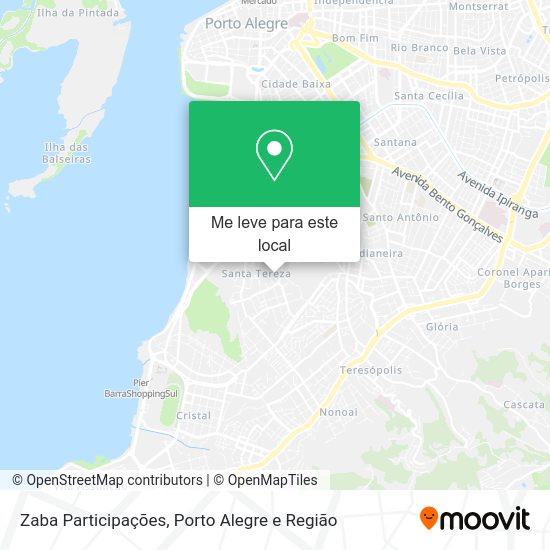 Zaba Participações mapa