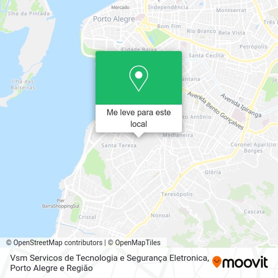 Vsm Servicos de Tecnologia e Segurança Eletronica mapa