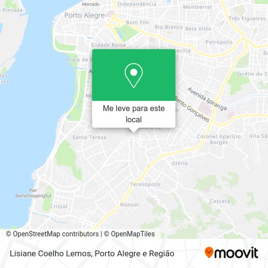 Lisiane Coelho Lemos mapa