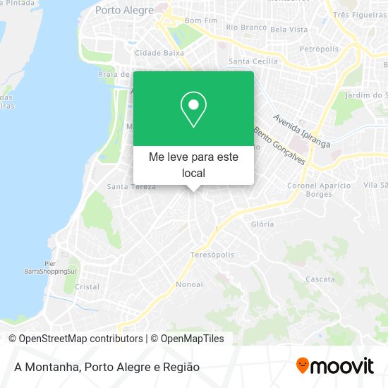 A Montanha mapa
