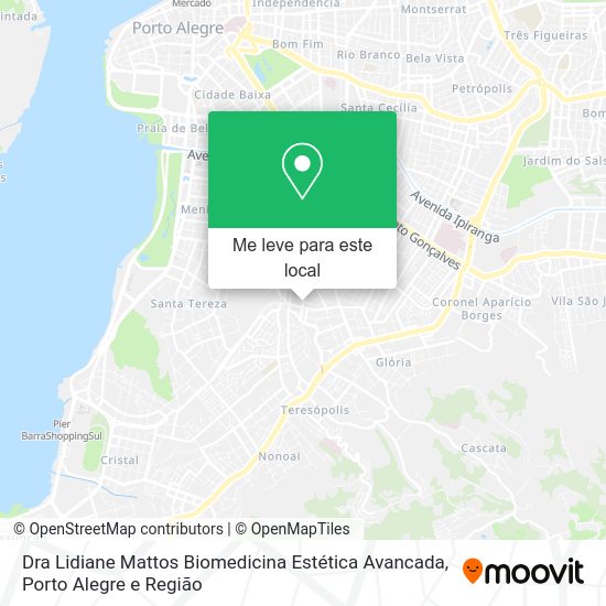 Dra Lidiane Mattos Biomedicina Estética Avancada mapa