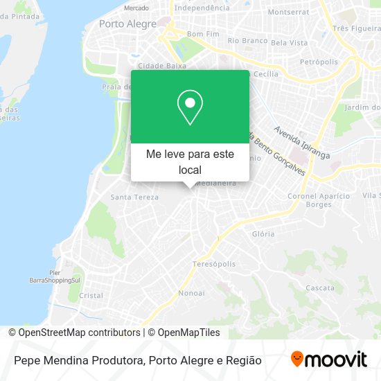 Pepe Mendina Produtora mapa