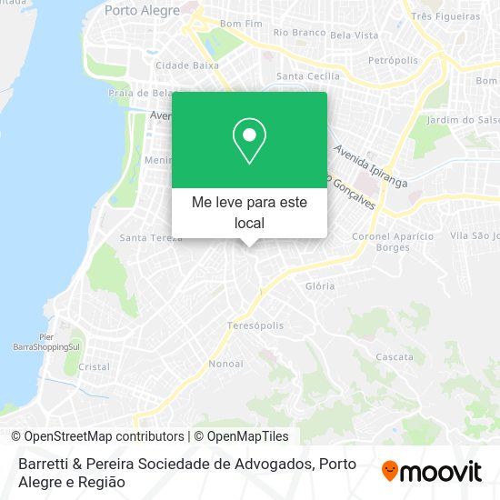 Barretti & Pereira Sociedade de Advogados mapa