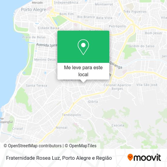 Fraternidade Rosea Luz mapa