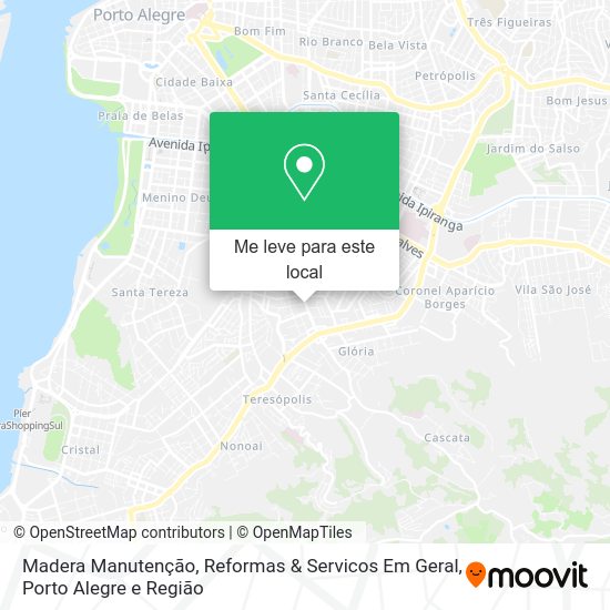 Madera Manutenção, Reformas & Servicos Em Geral mapa