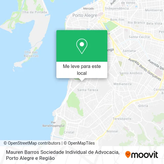 Mauren Barros Sociedade Individual de Advocacia mapa