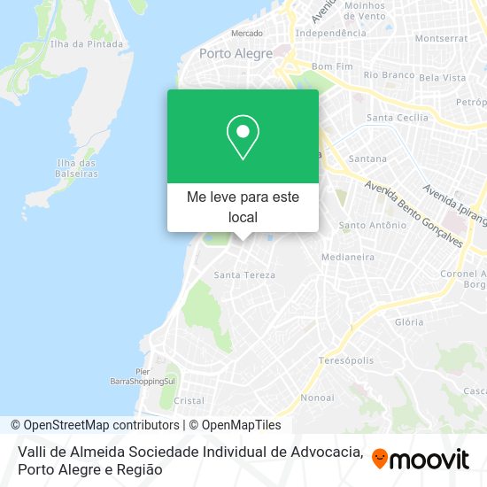 Valli de Almeida Sociedade Individual de Advocacia mapa