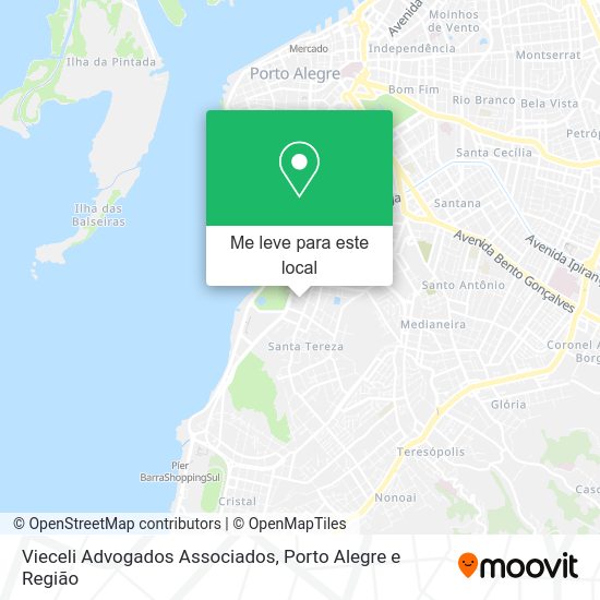 Vieceli Advogados Associados mapa