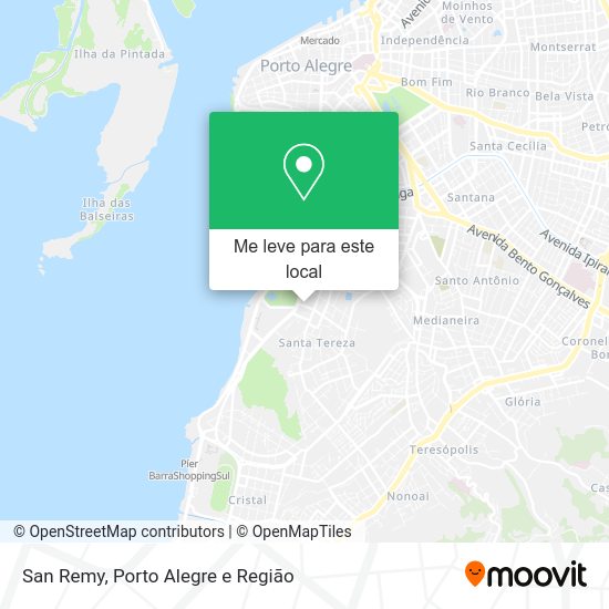 San Remy mapa