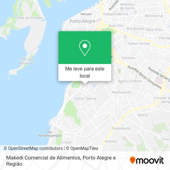 Makedi Comercial de Alimentos mapa