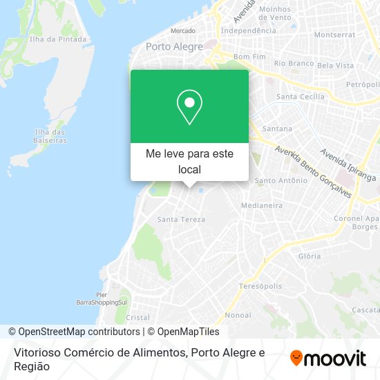 Vitorioso Comércio de Alimentos mapa