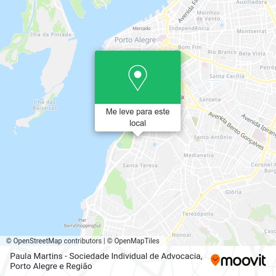 Paula Martins - Sociedade Individual de Advocacia mapa
