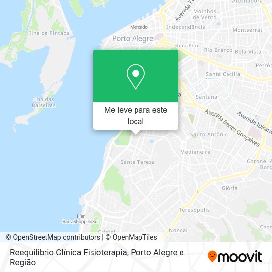 Reequilibrio Clínica Fisioterapia mapa
