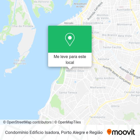 Condomínio Edificio Isadora mapa