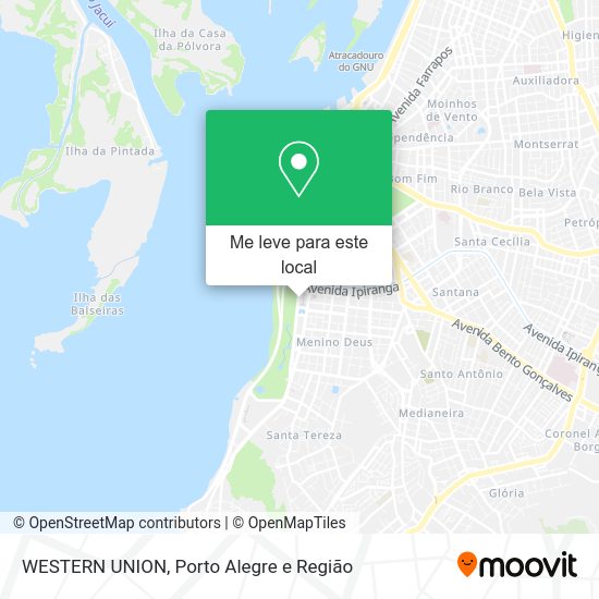 WESTERN UNION mapa