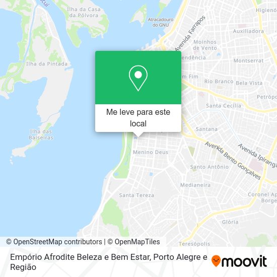 Empório Afrodite Beleza e Bem Estar mapa