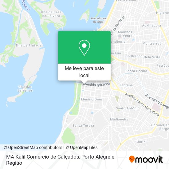 MA Kalil Comercio de Calçados mapa