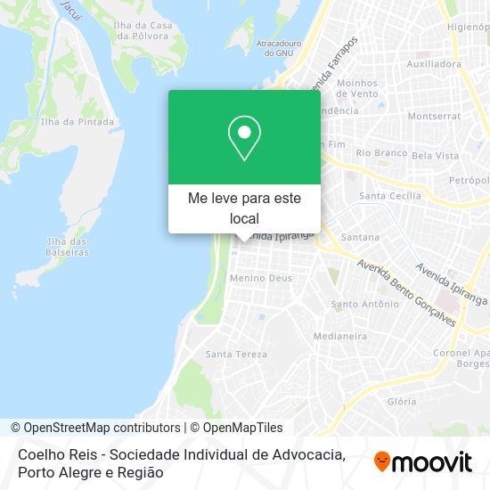 Coelho Reis - Sociedade Individual de Advocacia mapa