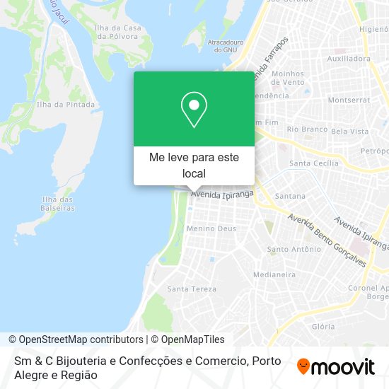 Sm & C Bijouteria e Confecções e Comercio mapa