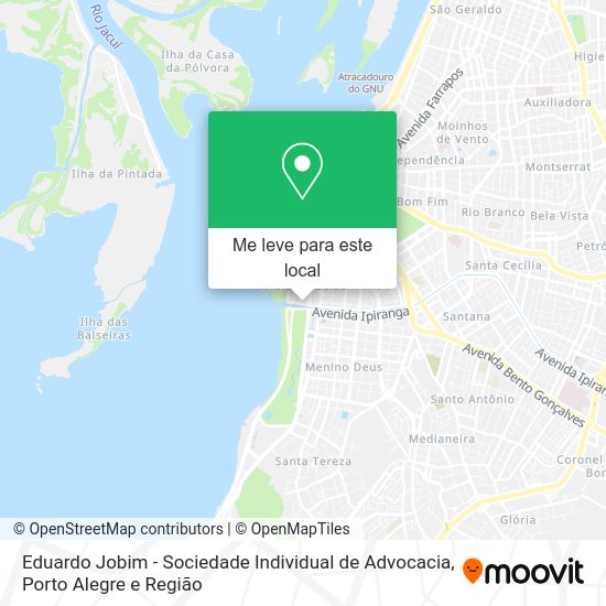 Eduardo Jobim - Sociedade Individual de Advocacia mapa