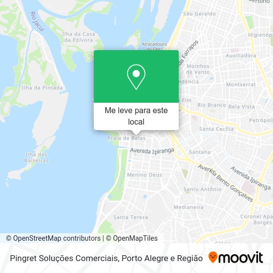 Pingret Soluções Comerciais mapa