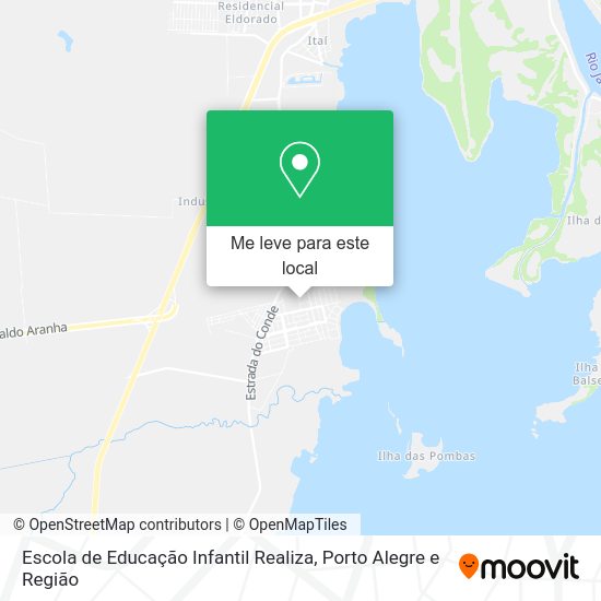 Escola de Educação Infantil Realiza mapa