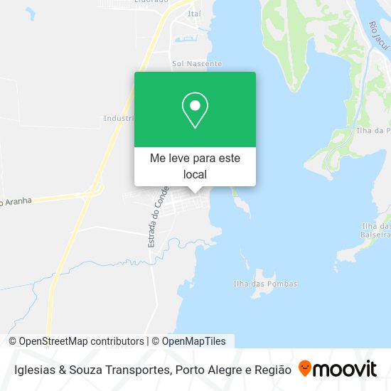 Iglesias & Souza Transportes mapa