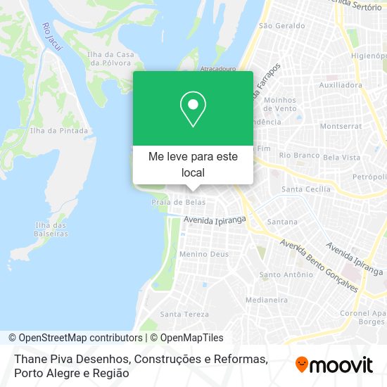 Thane Piva Desenhos, Construções e Reformas mapa
