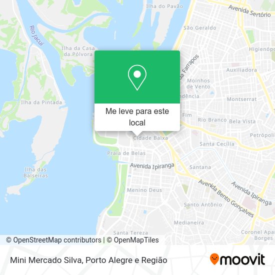 Mini Mercado Silva mapa