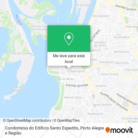 Condomínio do Edificio Santo Expedito mapa
