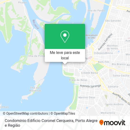 Condomínio Edificio Coronel Cerqueira mapa