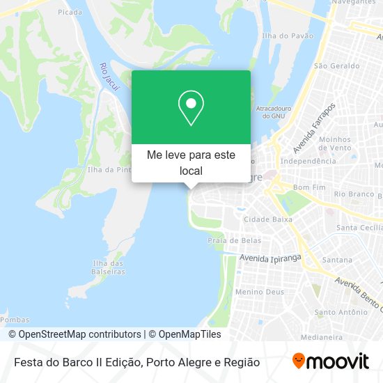 Festa do Barco II Edição mapa
