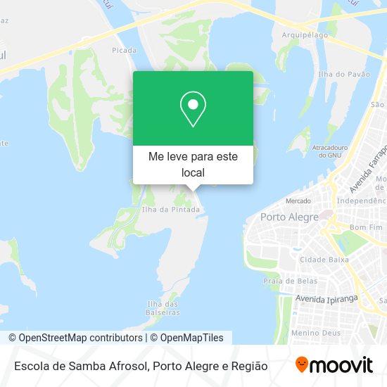 Escola de Samba Afrosol mapa