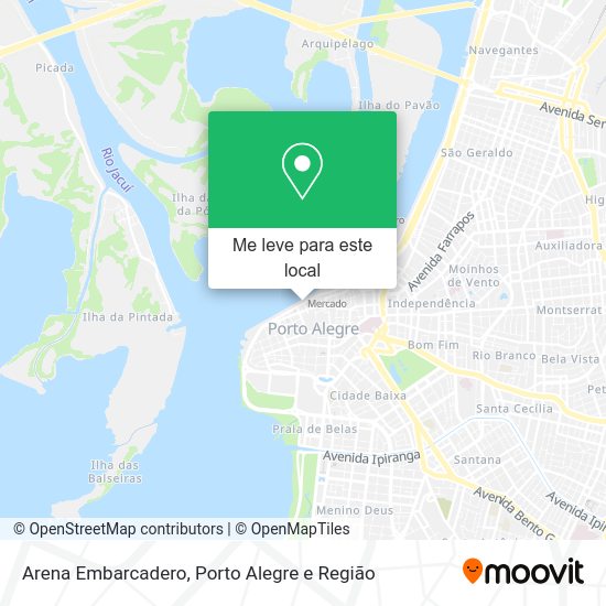 Arena Embarcadero mapa