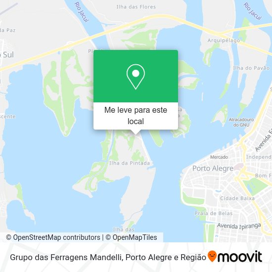Grupo das Ferragens Mandelli mapa