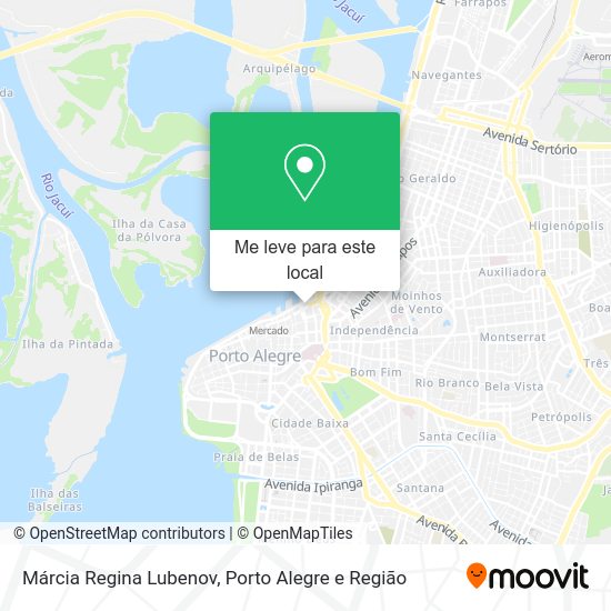 Márcia Regina Lubenov mapa