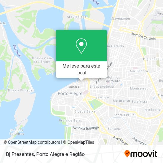 Bj Presentes mapa