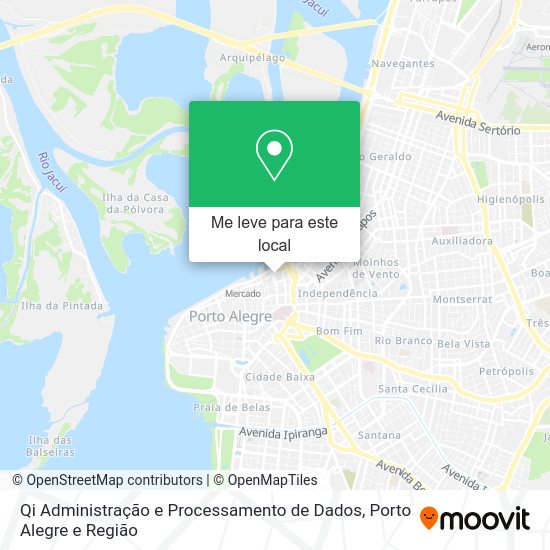 Qi Administração e Processamento de Dados mapa