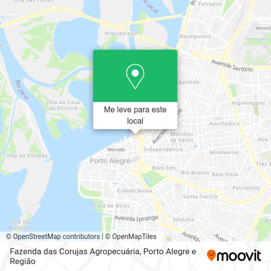 Fazenda das Corujas Agropecuária mapa