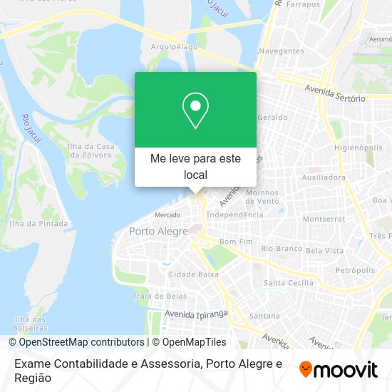 Exame Contabilidade e Assessoria mapa