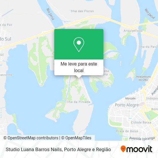 Studio Luana Barros Nails mapa