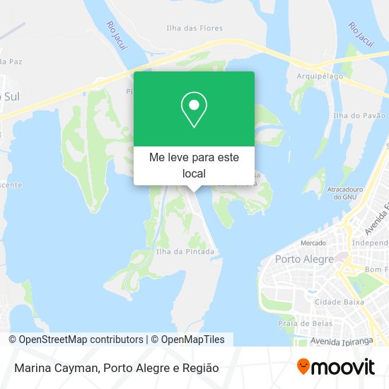 Marina Cayman mapa
