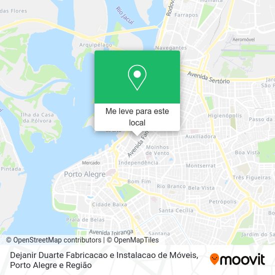 Dejanir Duarte Fabricacao e Instalacao de Móveis mapa