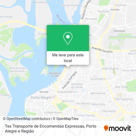 Tex Transporte de Encomendas Expressas mapa