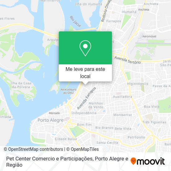 Pet Center Comercio e Participações mapa