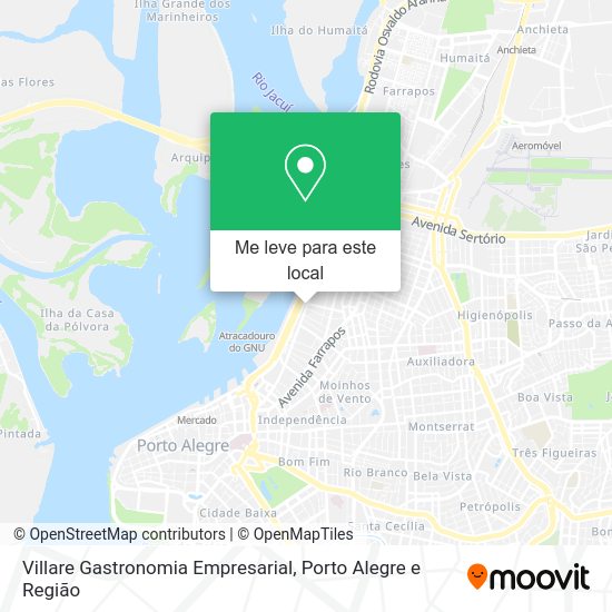 Villare Gastronomia Empresarial mapa