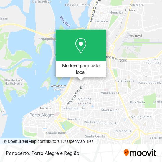 Panocerto mapa