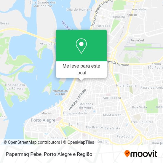 Papermaq Pebe mapa