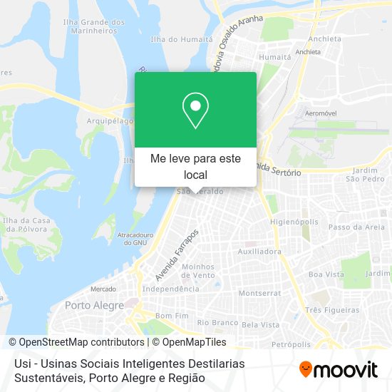Usi - Usinas Sociais Inteligentes Destilarias Sustentáveis mapa